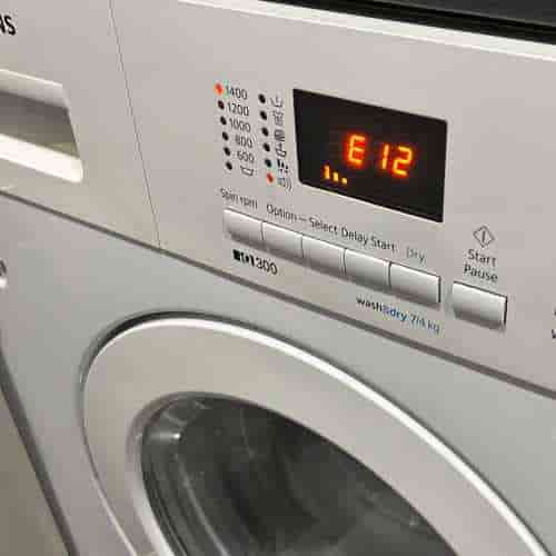 出現故障碼E12⚠️Siemens西門子二合一前置式洗衣機 WK14D321HK/07