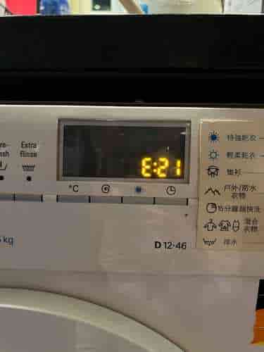 出現故障碼E21，摩打碳刷問題😮Siemens西門子二合一洗衣乾衣機 WD12D460HK/07