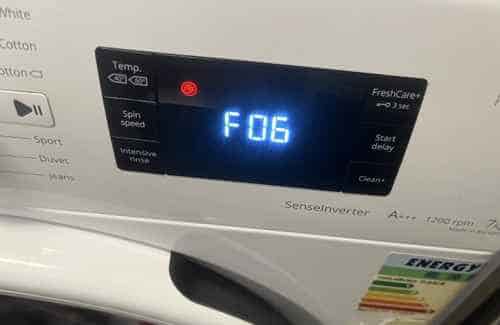 出現故障碼F06🔒Whirlpool惠而浦前置式洗衣機 CFCR70111