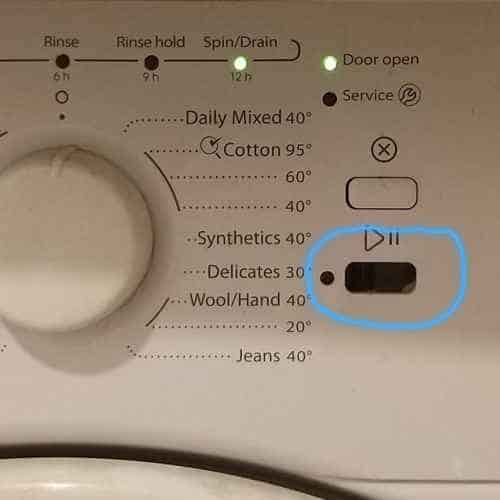 開始按鈕凹陷👊Whirlpool惠而浦前置式洗衣機 AWC6090S