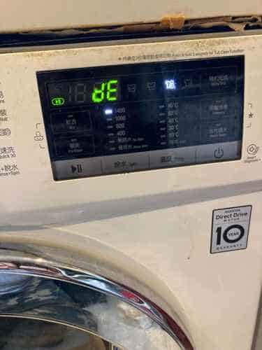 機門檢測問題，出現故障碼DE🔑LG二合一洗衣機 WFCT1408MW