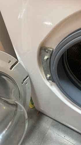 門鉸斷裂😬Brandt白朗牌前置式洗衣機 BWF714VX