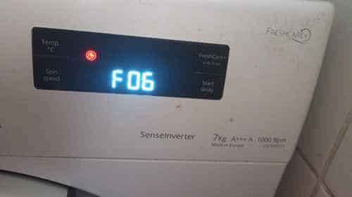 出現故障碼F06，開不到門😵Whirlpool惠而浦前置式洗衣機 CFCR70111
