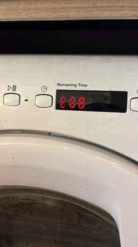 出現故障碼E08🔧Candy金鼎牌前置式洗衣機 GC1282D3UK