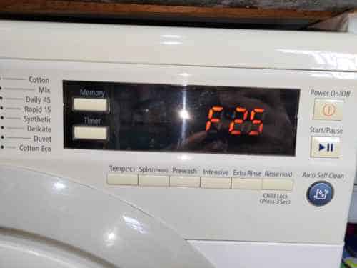出現故障碼F25🔍Hitachi日立前置式洗衣機 BDW75AAE