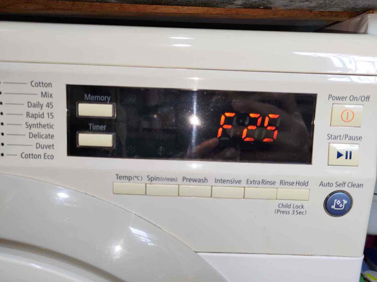 出現故障碼F25🔍Hitachi日立前置式洗衣機 BDW75AAE