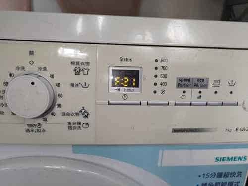 出現故障碼F21😔Siemens西門子前置式洗衣機 WM08E361HK/21