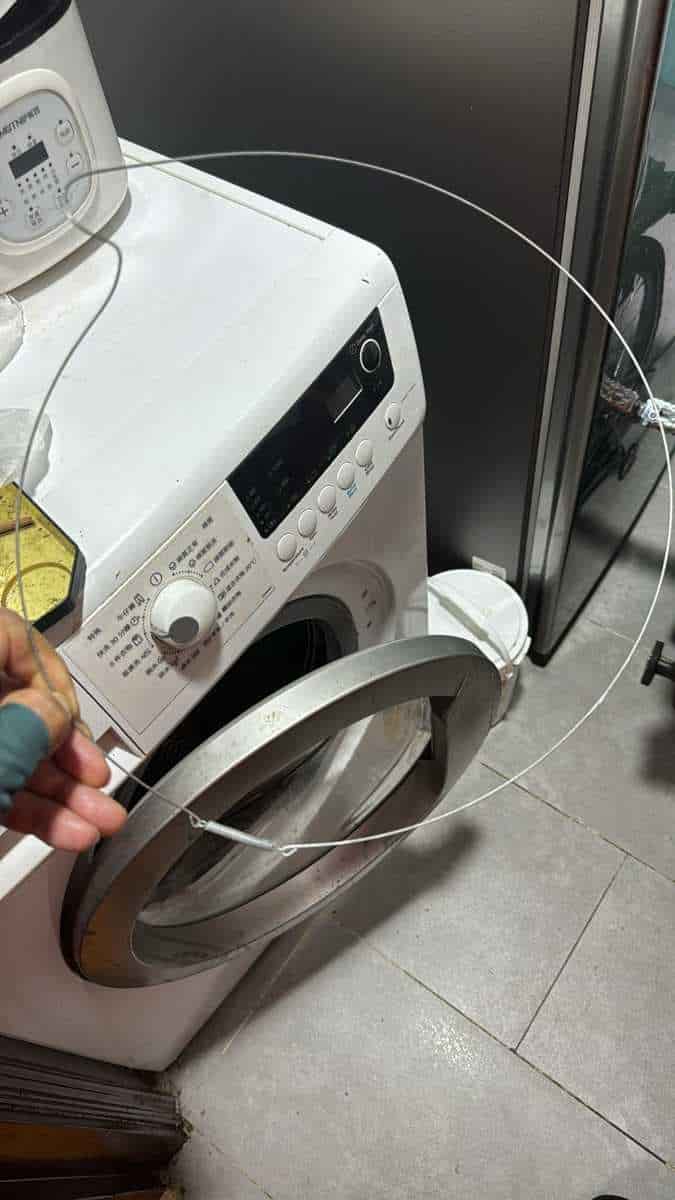門膠邊鋼圈鬆脫🔧Zanussi金章牌前置式洗衣機 ZWSH7100VS