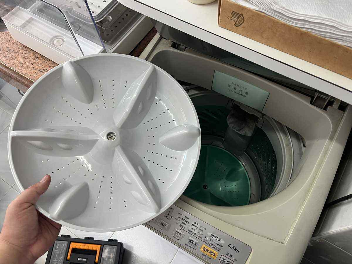 底盤鬆脫引發故障😱Panasonic樂聲牌日式洗衣機 NAF65G2P
