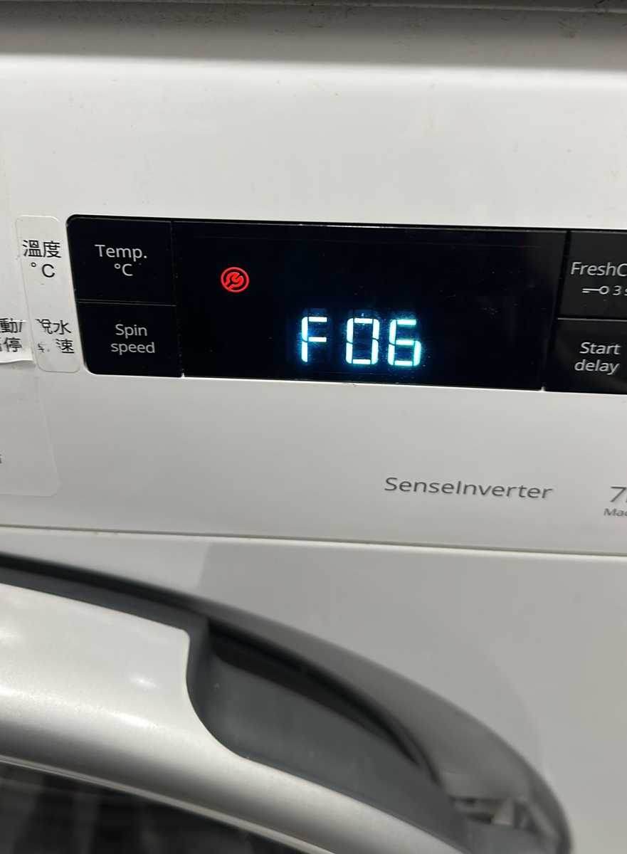 出現故障碼F06，另外曾經漏水🔧Whirlpool惠而浦前置式洗衣機 CFCR70111