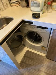 狹窄角落裡的Zanussi ZWSH系列洗衣機一次解決兩大問題：摩打碳刷與避震器更換實錄 🛠️