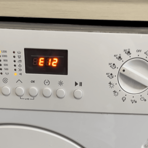 師傅上門2步驟排查，更換電子板解決這部De-Dietrich DLZ系列洗衣機E12故障🚀
