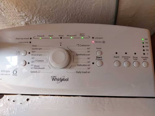 出現故障碼F27😓Whirlpool惠而浦上置式洗衣機 AWE6085N