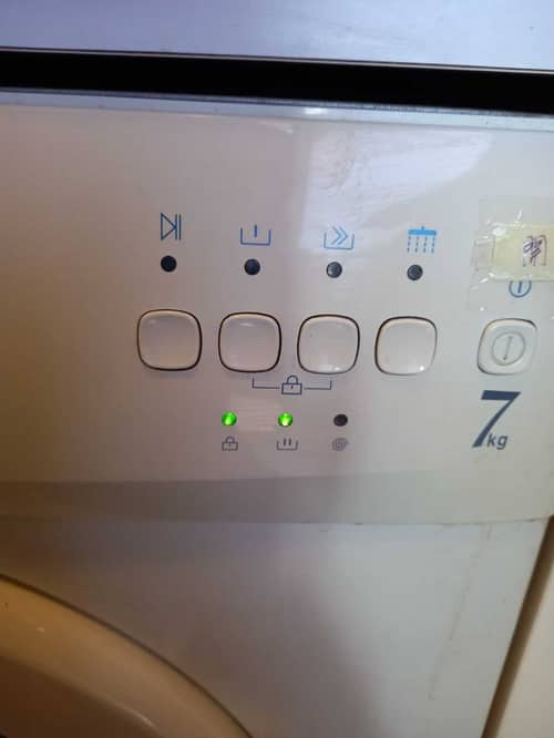 不入水，異常燈號💡Philco飛歌牌前置式洗衣機 PW708L