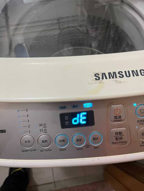出現故障碼DE，關門感應問題🚫Samsung三星日式洗衣機 WA60H4000SW