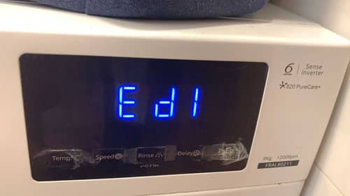 有輕微燶味，出現故障碼Ed1🔥Whirlpool惠而浦前置式洗衣機 FRAL80211