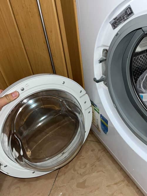 門鉸斷裂🔧Whirlpool惠而浦二合一洗衣乾衣機 AWF74141BU