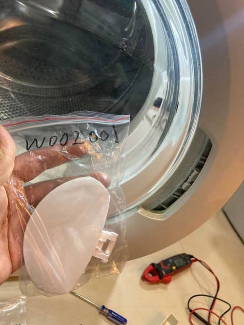 門把手完全斷裂🔧Zanussi金章牌前置式洗衣機 ZFV805