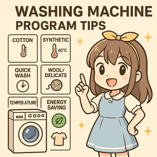 洗衣機實用洗衣程序指南：讓衣物清潔更省心