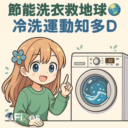 節能洗衣救地球 🌎 冷洗運動知多D