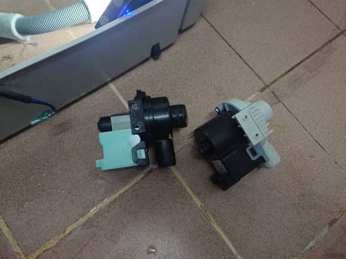 White-Westinghouse LD系列洗衣機桶內積水無法排出，排水泵更換解決客戶困擾 ⚡