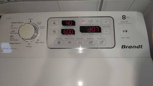 在修理與換新之間抉擇：這部Brandt WTD系列洗衣機D07故障碼如何靠更換碳刷續命 ♻️