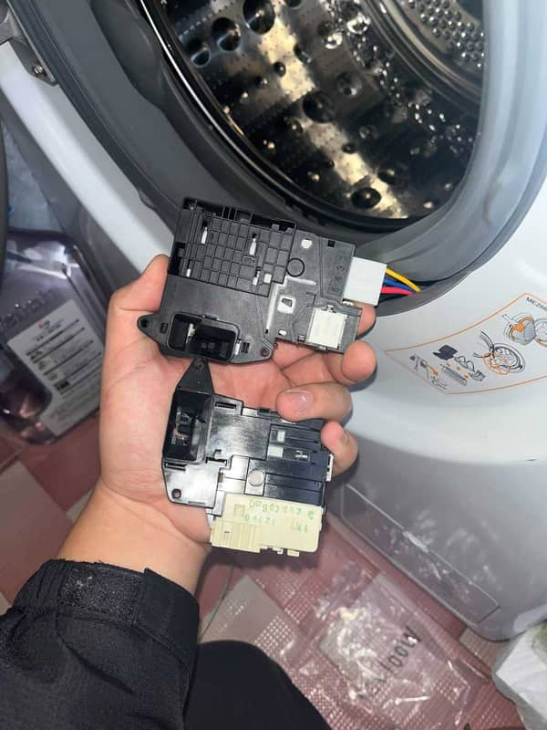 出現故障碼DE2，門鎖掣出問題🔒LG二合一洗衣乾衣機 FC12085V2W