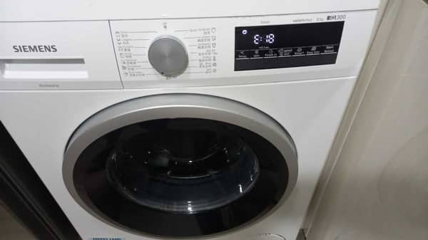 出現故障碼E18⚠️Siemens西門子前置式洗衣機 WU10P260HK/02