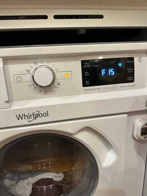 更換發熱線後生活回歸舒適：這部Whirlpool WFCI系列洗衣機擺脫F15困擾 🌈