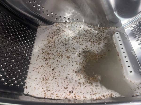 新家入住才發現黑點，清洗專員用高壓水槍還原這部Indesit前置式洗衣機🧫