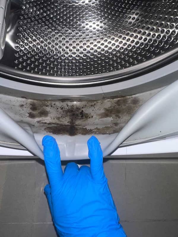 反覆沖刷見證污水變清🧽 這部西門子前置式洗衣機的清洗過程