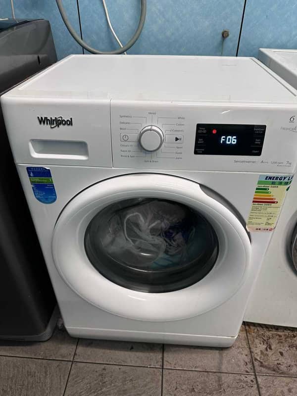出現故障碼F06🔐Whirlpool惠而浦前置式洗衣機 WFCR86430