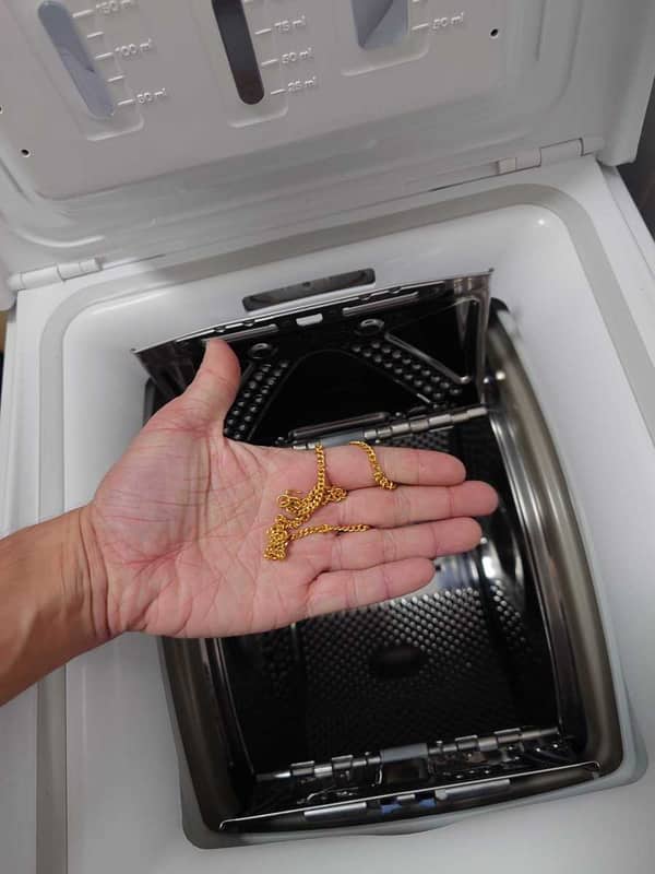伯伯珍藏40年的金鏈掉進洗衣機 🔍 師傅逐層拆解這部惠而浦TDLR系列終尋回