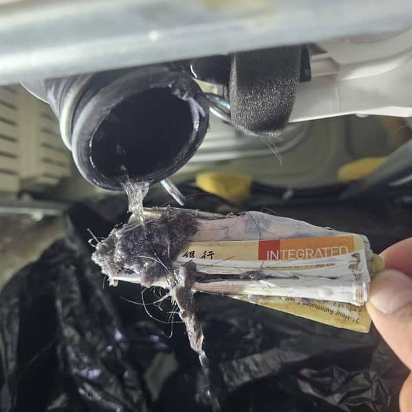 這部Samsung WD系列洗衣機5C故障碼背後，竟藏著失蹤已久的信用卡 💳