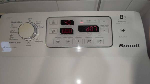 在修理與換新之間抉擇：這部Brandt WTD系列洗衣機D07故障碼如何靠更換碳刷續命 ♻️