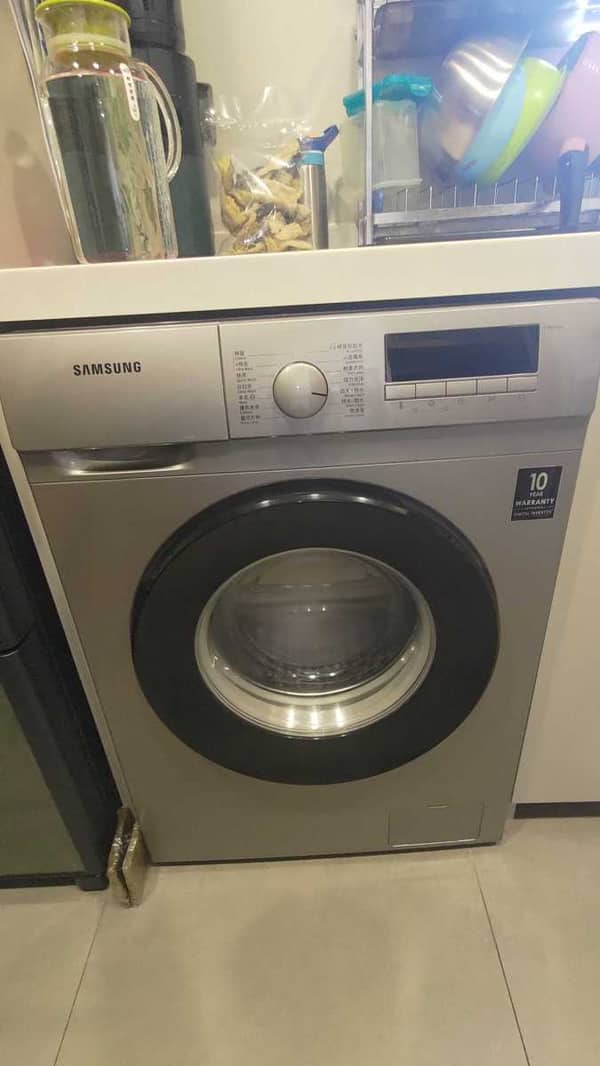 元朗客人這部 Samsung WW系列洗衣機空轉停擺，現場檢查發現皮帶斷裂 🌀