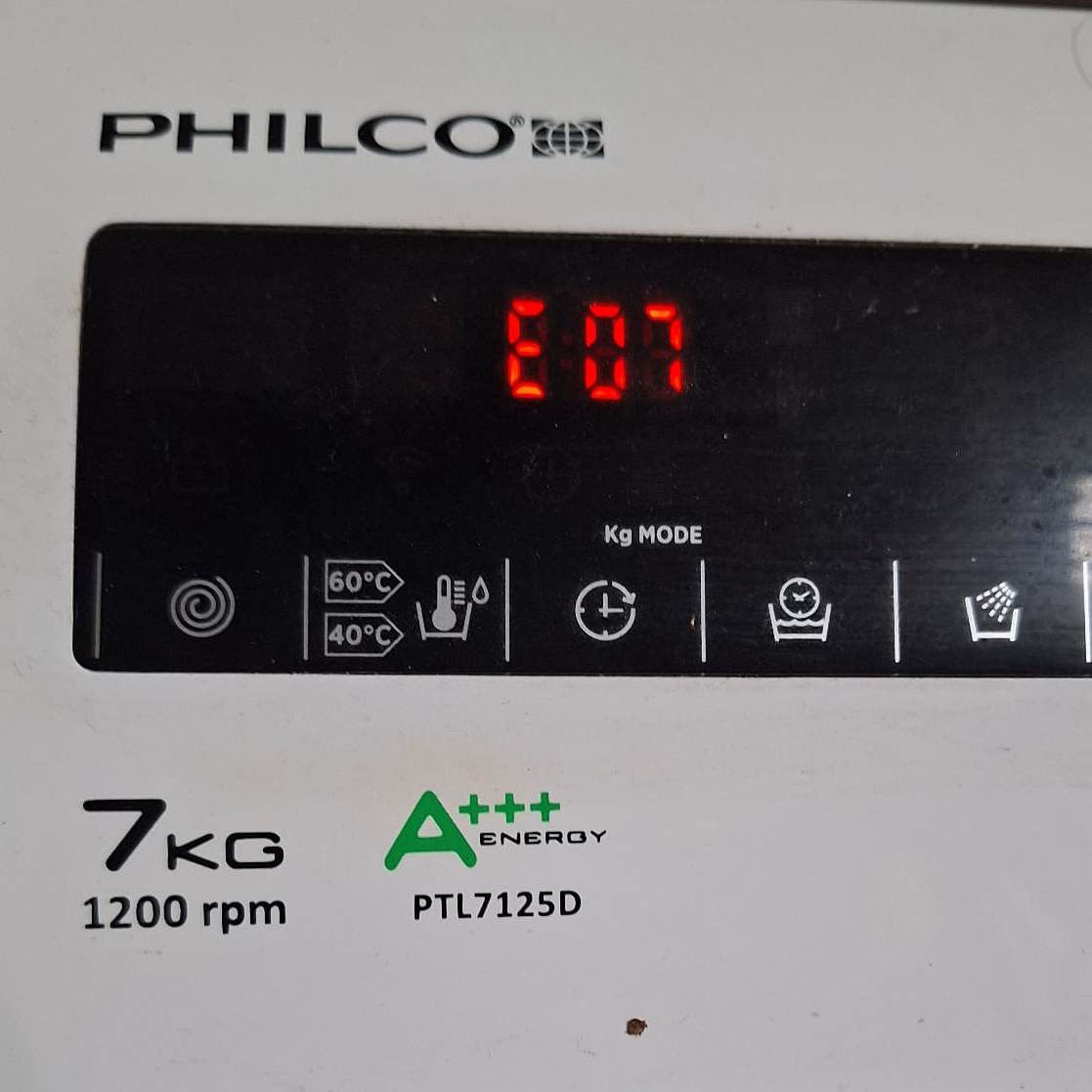 洗衣機出E07故障碼相關的維修案例- 上門維修洗衣機| 維修兵團