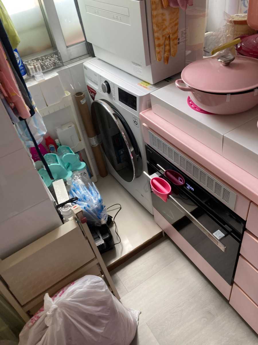 廚房空間窄也能搞定！這部LG FC系列洗衣機dE1門鎖更換步驟🗝️