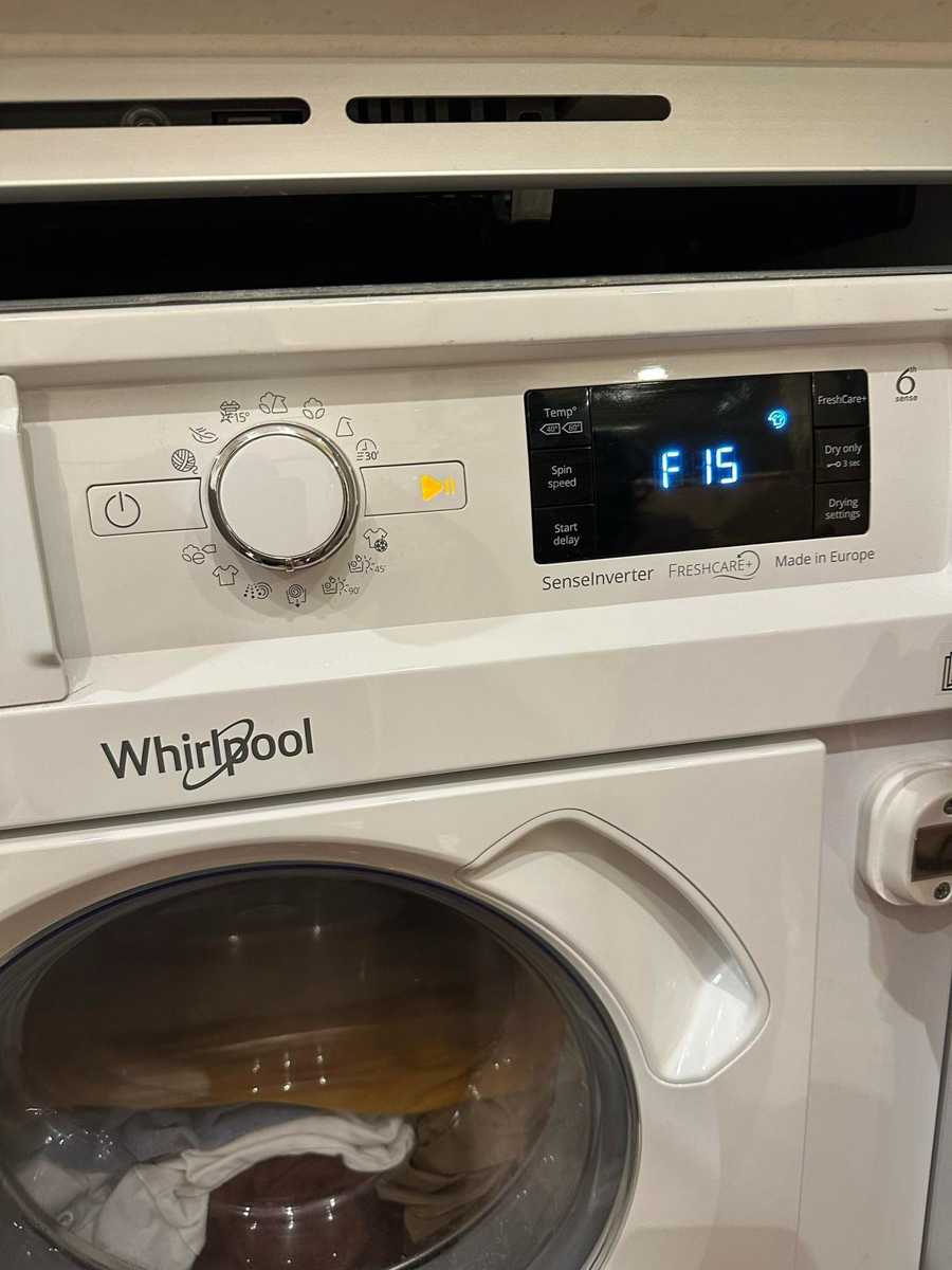 更換發熱線後生活回歸舒適：這部Whirlpool WFCI系列洗衣機擺脫F15困擾 🌈