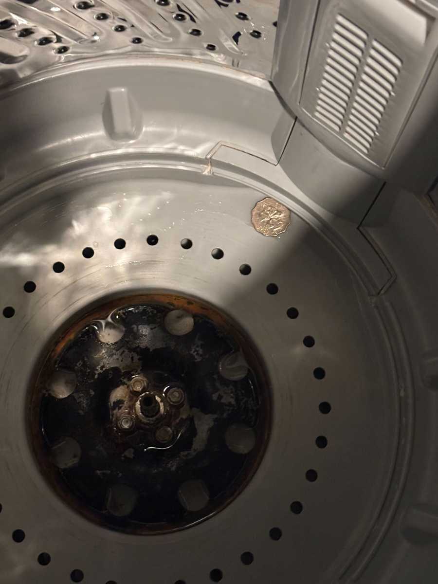 異響再起？這部Fortress FJW系列洗衣機底盤與排水管竟各藏一枚銀仔 🧐