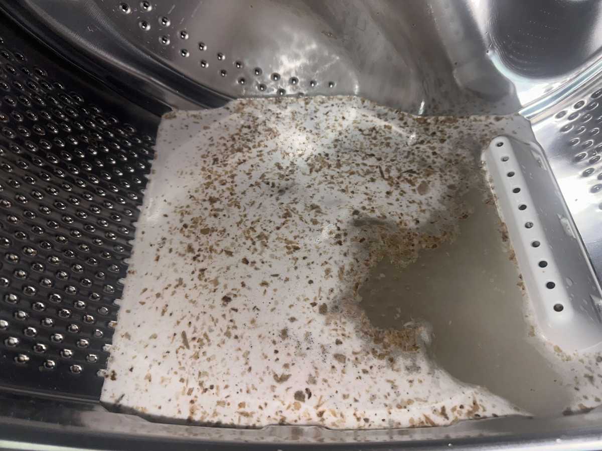 新家入住才發現黑點，清洗專員用高壓水槍還原這部Indesit前置式洗衣機🧫