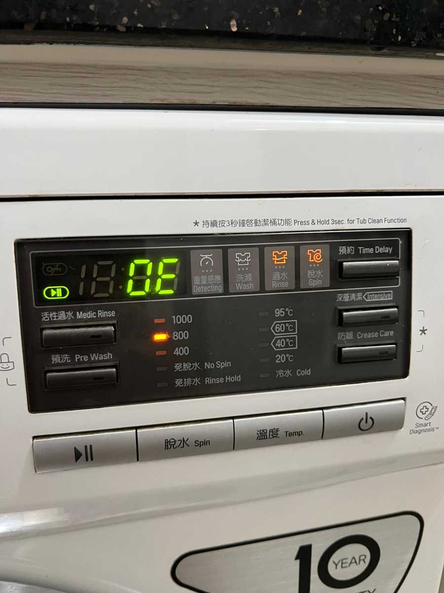 連續清理過濾器無效，這部LG WFNP系列洗衣機0E故障碼揭示排水泵故障🔍