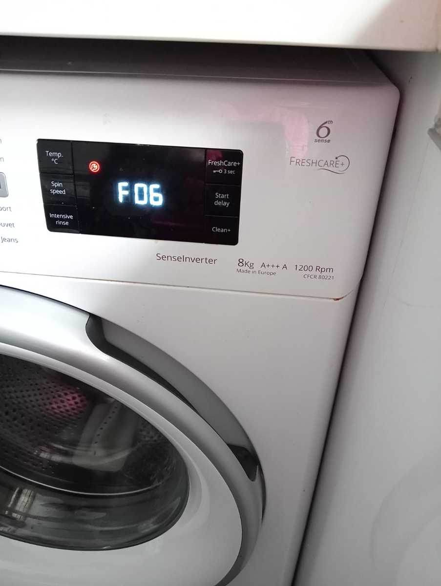 衣物被困在滾筒？這部Whirlpool CFCR系列洗衣機F06故障碼如何斷電重啟解鎖🔐