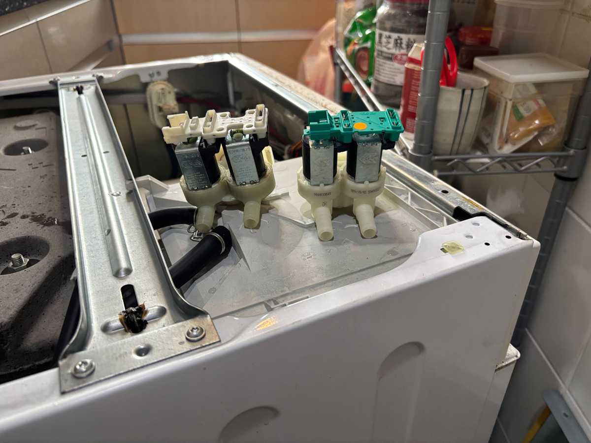 未啟動卻積水？這部西門子WM系列洗衣機入水掣老化解析🔍