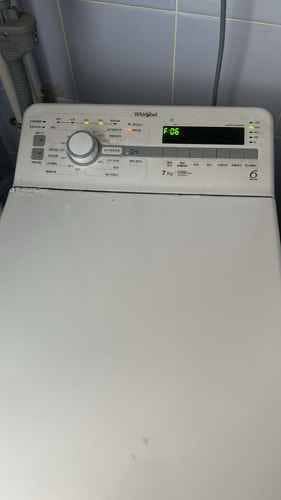 出現故障碼F06 ⚡ Whirlpool上置式洗衣機 TDLR70212