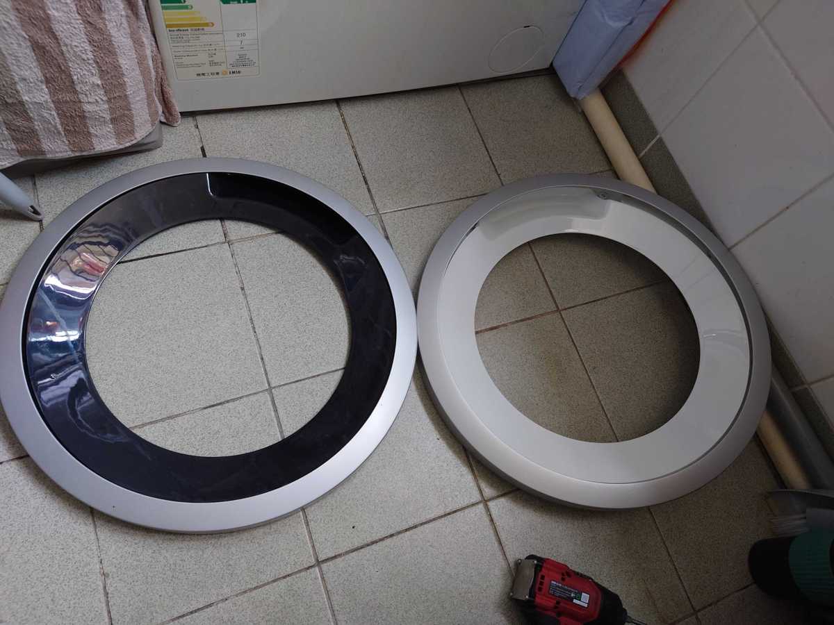 這部西門子WM系列洗衣機門框一週內從破裂到完全脫落，客戶攀爬取物意外全紀錄 📋
